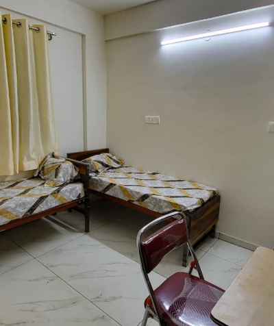 Hostel room accommodation